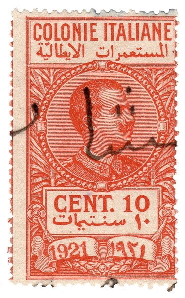 (I.B) Italy (Libya) Revenue : Duty Stamp 10c (1921)