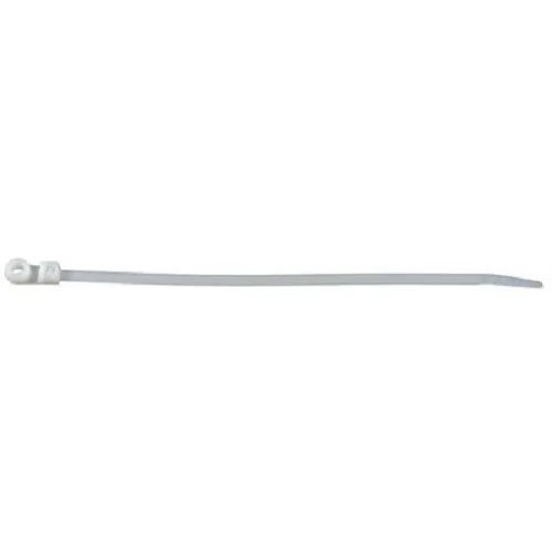 Cable Tie W/Mounting Hole - Natural 7" Length