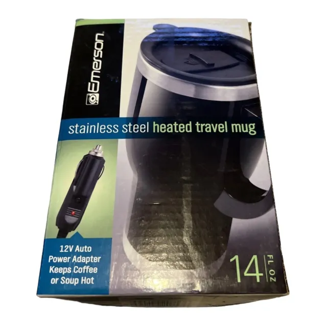 Emerson Stainless Steel Heated Travel Mug