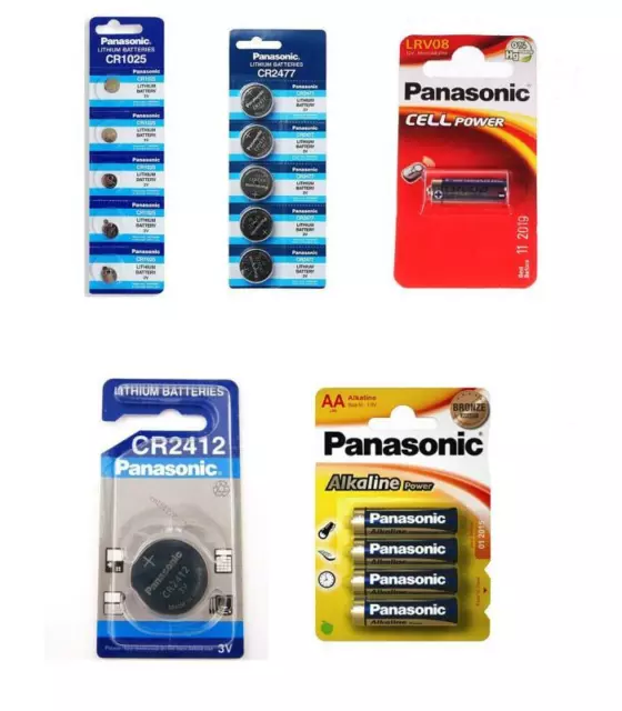 Pila Marca Panasonic Pack pilas bateria original en blister Elige Modelo