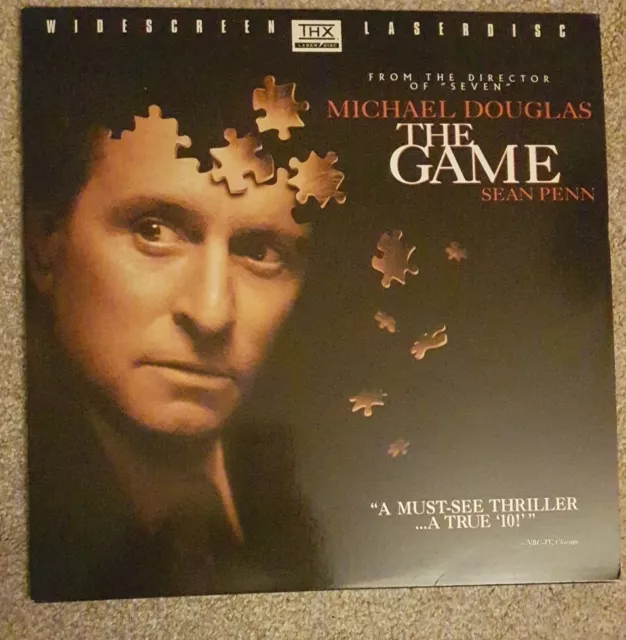 The Game - Michael Douglas - Widescreen - LaserDisc Double Disc VGC Thriller