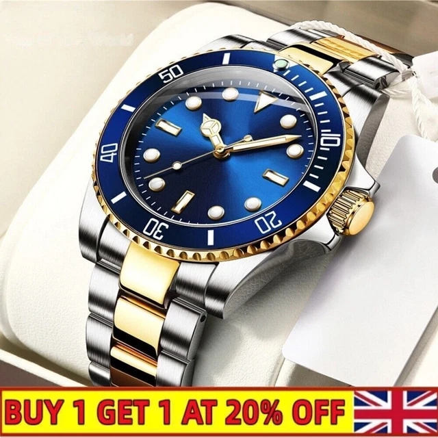 Sports Automatic 23 Jewels 100M Automatische Taucheruhr 300m