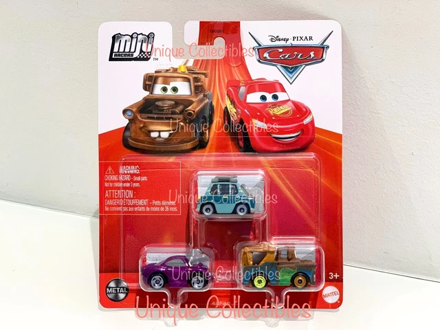 DISNEY PIXAR CARS Mini Racers Professor Z Mater Holley Shiftwell Brand ...