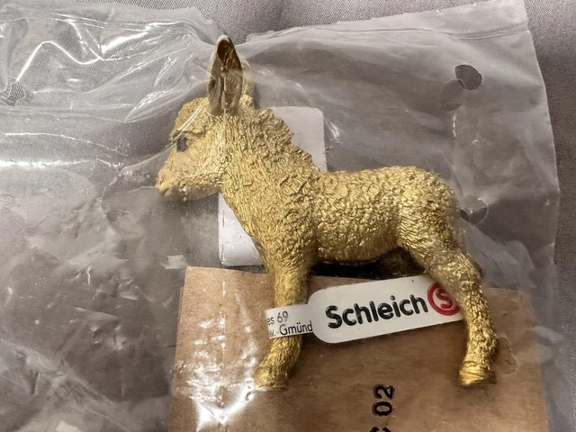 RARE  Schleich Golden Donkey 72145  Limited Edition/Exclusive BNIP Hard To Find