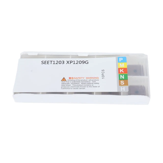 (SET1203)10 Pezzi Di Tornitura Inserti In Metallo Duro Lame Per Utensili CNC