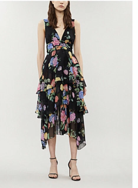 Coast freida sale animal midi dress