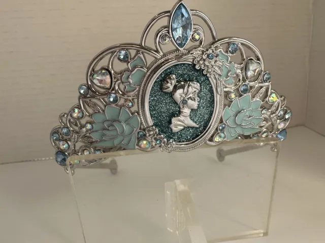 Disney Store Cinderella Princess Jewel Crown Tiara cameo jem metal headband