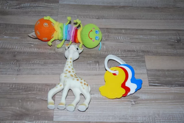 lot de jouets bébé premier age sophie la girafe vulli