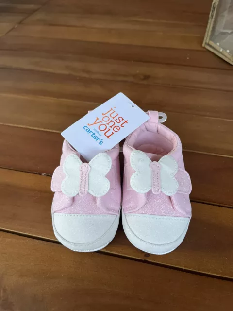 CARTERS EVERY STEP stage 1 crawl baby girl size 3 shoes rose gold 6 9 months 28.88 PicClick