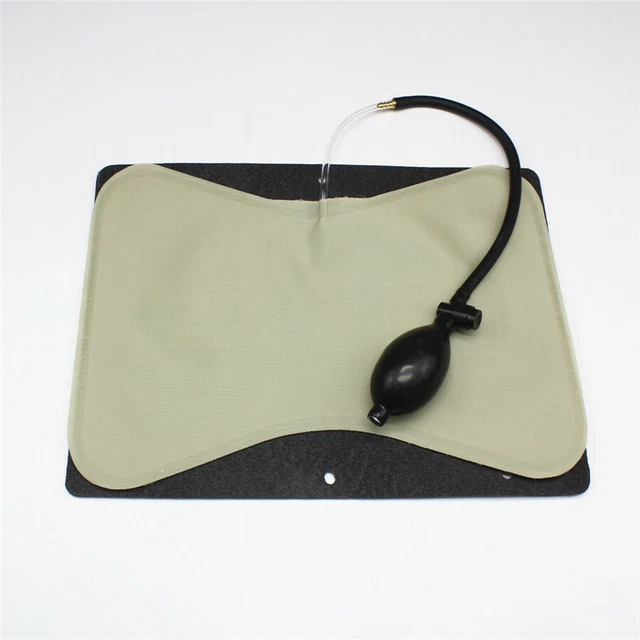Hand Pump Inflatable Car Seat Back Pillow Comfortable Lumbar Support Cushion