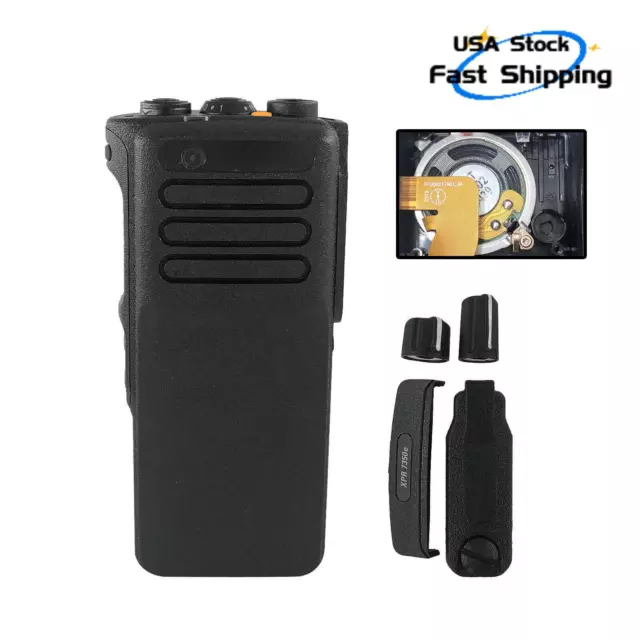 Black Repair Front Housing Case Replacement for XPR7350e XPR With Speaker Radio