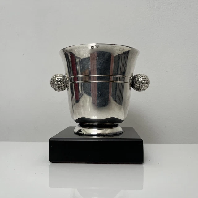 Grande Coupe Trophée Vintage – Métal Argenté – Années 50 – France