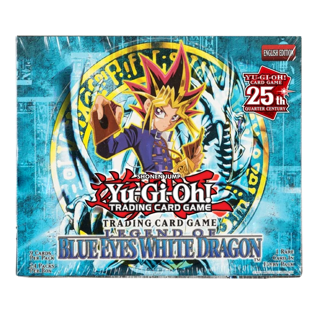YUGIOH LEGEND OF BlueEyes White Dragon 25th Anniversary Booster Box 97.93 PicClick