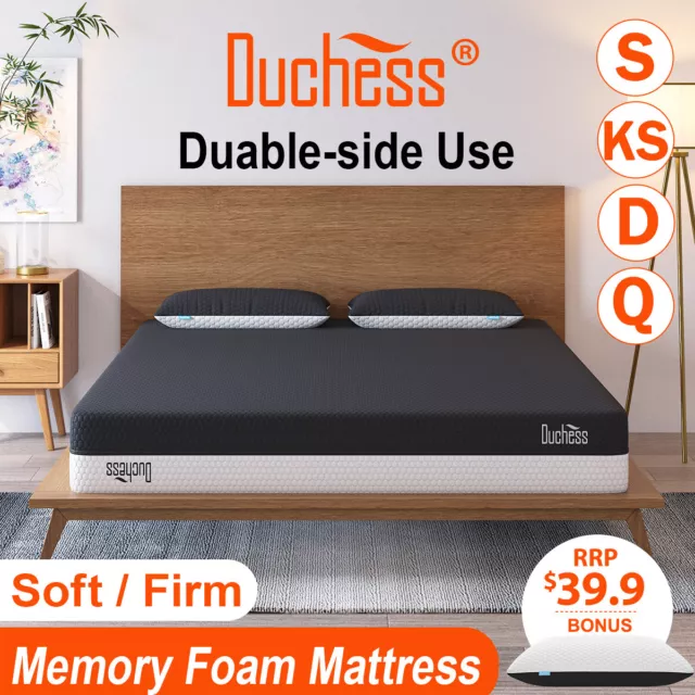 Duchess Mattress Queen Double Single Bed Mattresses Gel Memory Foam No Spring