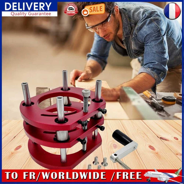Aluminum Alloy Woodworking Accessories Precision Manual Router Lifting Base (I)