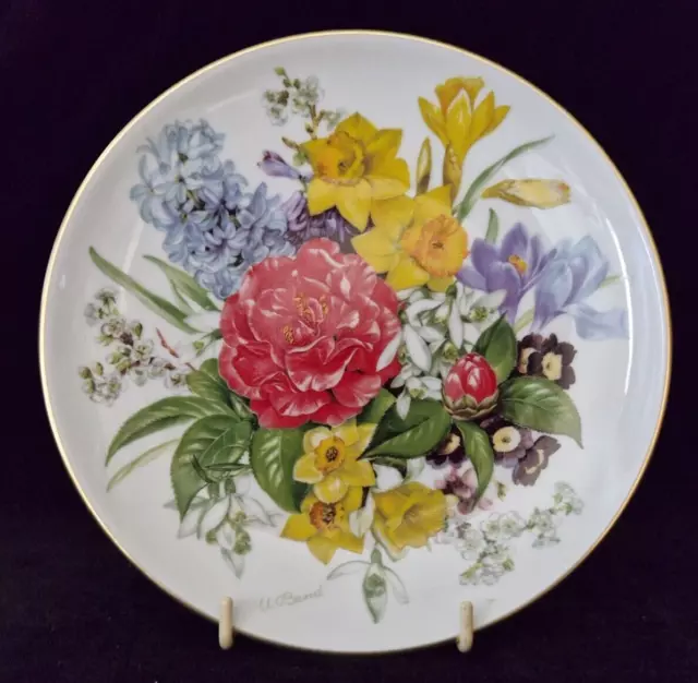 Hutschenreuther / Ursula Band Collector Plate "Fruhlingsmorgen" Spring Morning