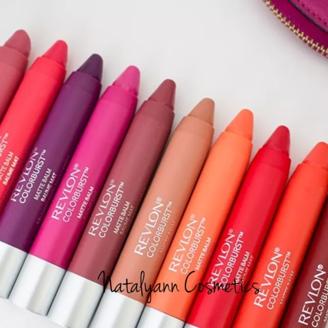 REVLON Colorburst Lip Crayons Balm/Matte/Lacquer NEW Shades SEALED