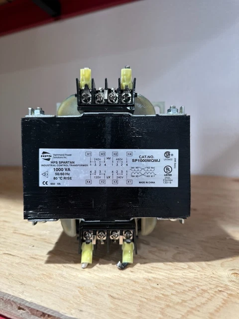 Hammond Ps 1000 Va Control Transformer 240/480V High 120/240V Low Sp1000Mqmj