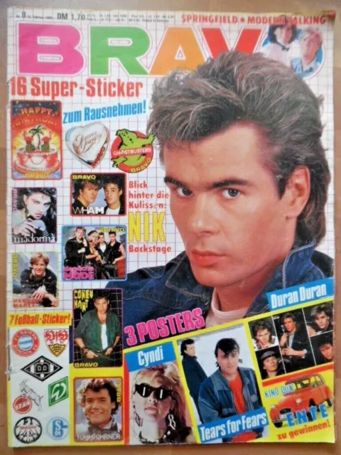 BRAVO 9 - 1985 Billy Idol Toy Dolls Deep Purpel Scorpions J. Dean George Michael