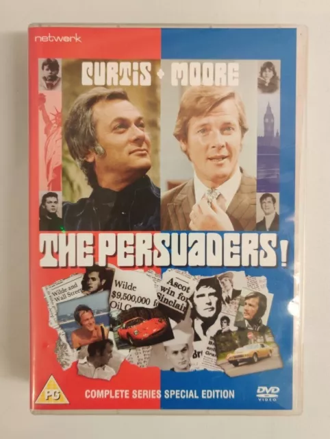 THE PERSUADERS Complete Series Special Edition DVD UK PG CG M29