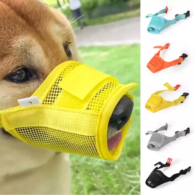 Muselière En Nylon Pour Chien Masque De Sécurité Anti-Morsure Muselière En #