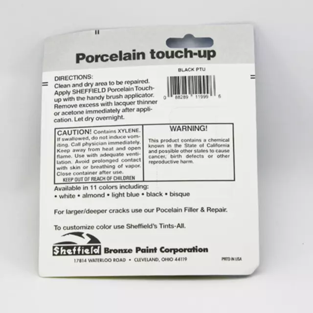 Sheffield 1126 Porcelain Touch-Up White,1 Fl Oz 2