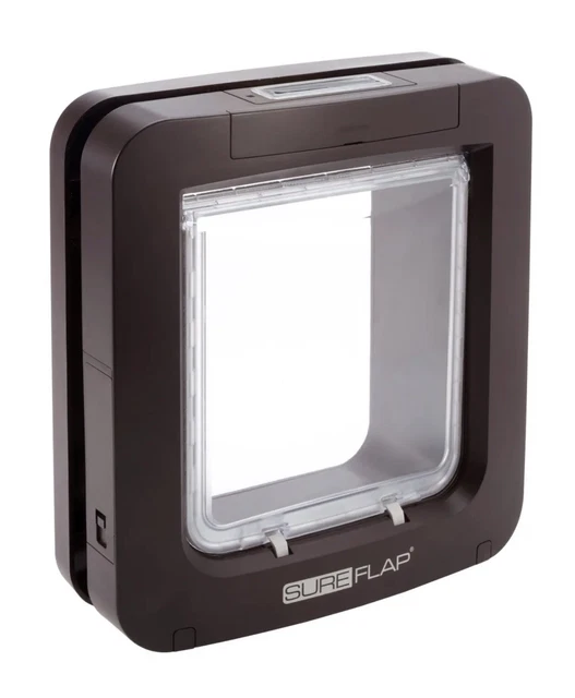 SureFlap Microchip Puerta para Mascotas Marrón Único Totalmente Nuevo Envío Rápido