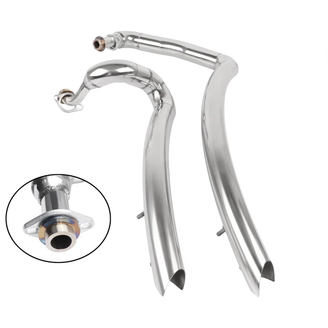 Muffler Exhaust Pipes System with Silencer For YAMAHA Virago 125 XV250 XV125 USA
