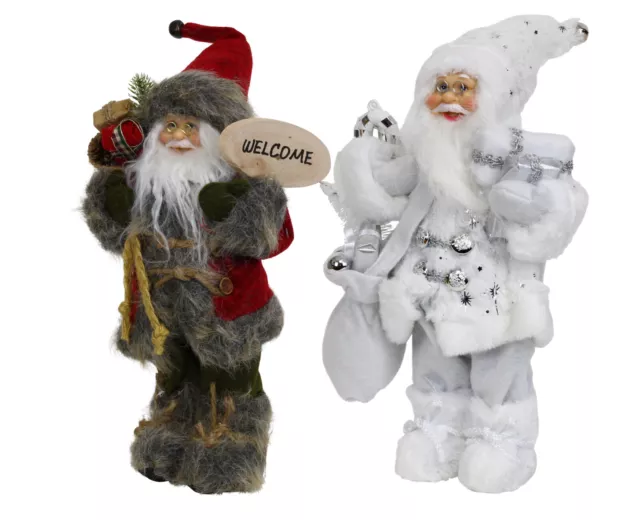 HAGO® Santa Claus Nikolaus Weihnachtsmann Figur Weihnachtsdeko Winterdeko