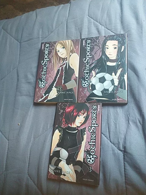 lot 3 mangas intégrale Gothic Sports tomes1 à 3 français TBE