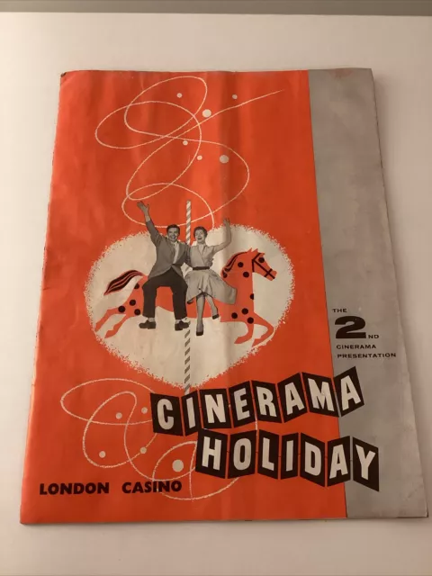 Cinerama Holiday London Casino 1950s Souvenir Film Production Programme Brochure