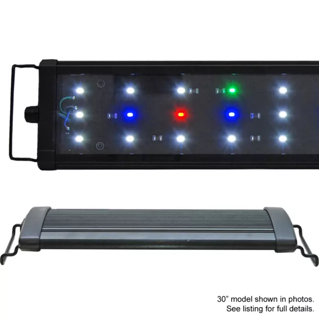 Beamswork EA Full Spectrum LED Aquarium Fish Tank Light 12 18 24 30 36 48 60 72