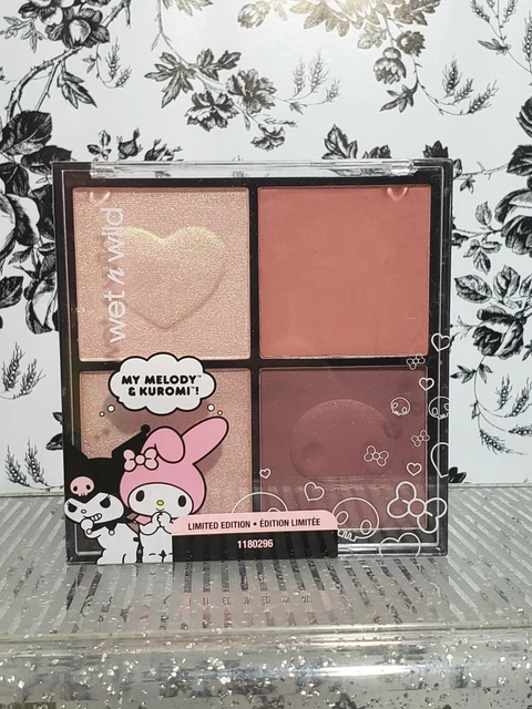 WET N WILD My Melody + Kuromi Blush & Highlighter Palette Ltd Ed. Sanrio  Makeup $26.95 - PicClick