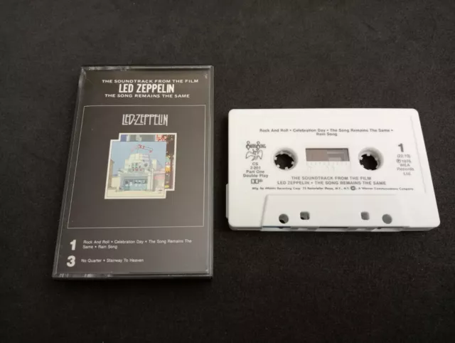Led Zeppelin  Soundtrack From The Film The Song Remains The Same 1 Mc Music Tape
