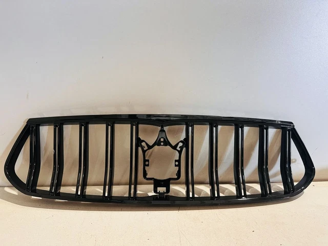 Grille Supérieure Avant Noire Brillante Pour Seat Cordoba 6L (2002-2009) - Lot De 2 Pièces Gauche/droite
