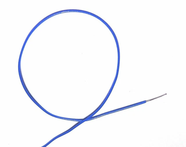 5m x Fil de cablage rigide 5/10e Bleu                                      FIR5B