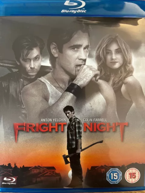 FRIGHT NIGHT (2012) - BLURAY Anton Yelchin AS NEW! All Region 10 B14