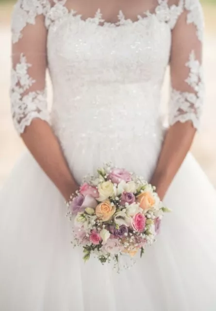 Robe de mariée - taille 38 - Divina Sposa - couleur blanche 