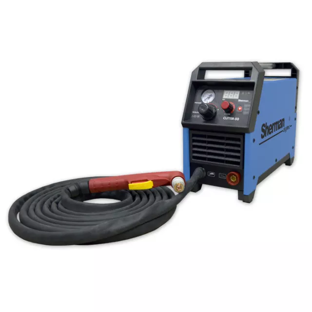 Sherman Plasma Cutter 50 HF Inverter Max Thickness 12mm 230V Cut Range 14-45A