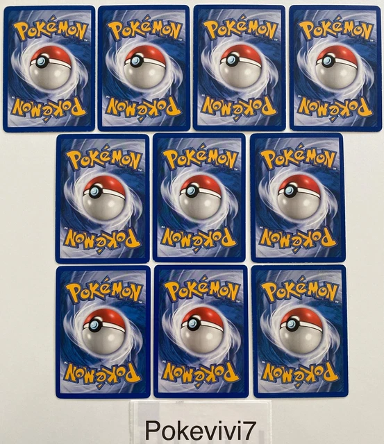 x10 Pokemon / Pokemon Card Block EX RED RED FIRE GREEN LEAF Italian ITA 2