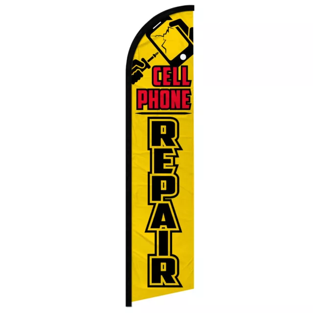 Cell Phone Repair Windless Advertising Swooper Flag