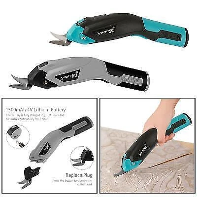 Cortador de tijeras de tela eléctrico recargable USB - Cortador de caja portátil hágalo usted mismo