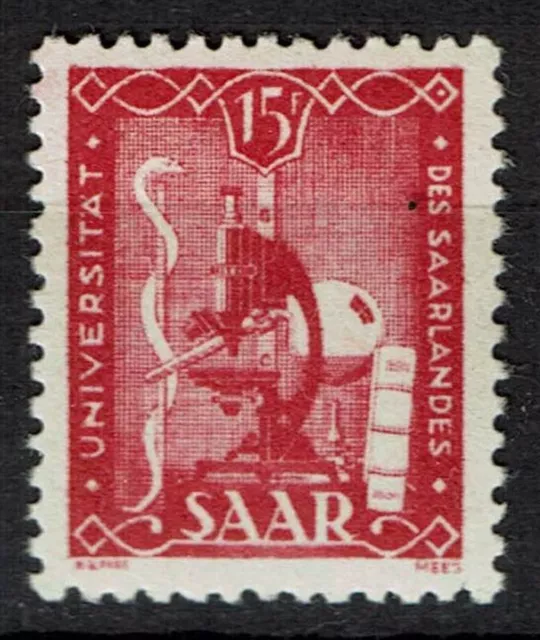 Saarland 264 II Neuf, Kurzbefund Ney VP, Mi. 80