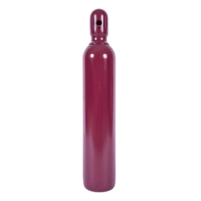 New 80 cu ft. Steel Nitrogen Cylinder with CGA580 Valve Installed and Cap