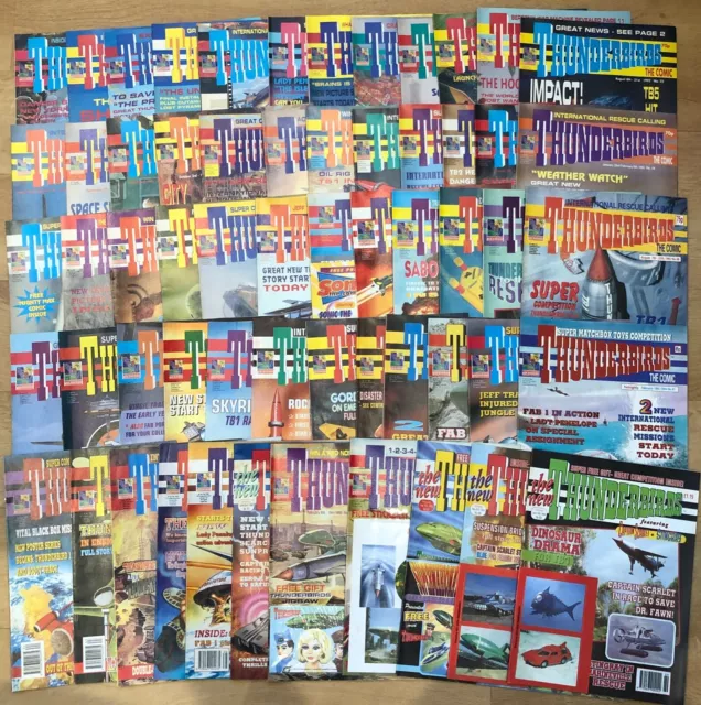 59 THUNDERBIRDS The Comic Magazines 11(1992)-70(1994) except no.58 + 5 gifts