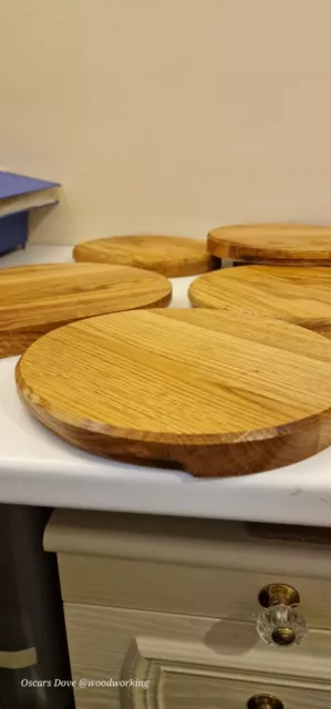 Oak Chopping Boards / placements handmade solid wood. small placements