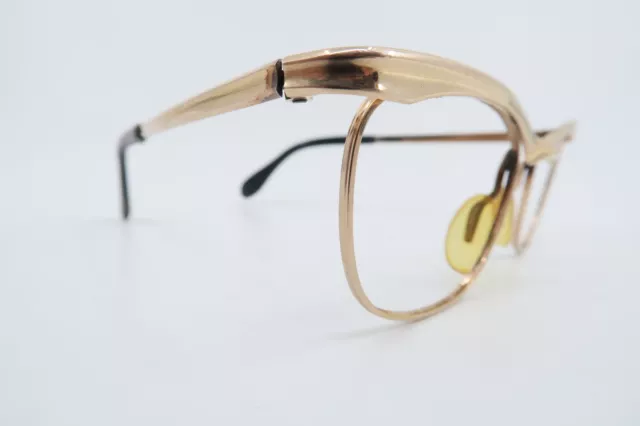 Vintage gold filled eyeglasses frames Metzler Germany 1/10 12K 48-16 130