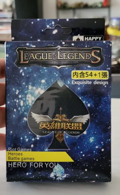 Complete Boxed Riot Games League Of Legends Hero For You Poker Card Set