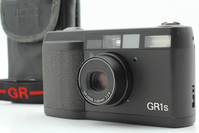 LCD Works! [Near MINT] Ricoh GR1s Black Point & Shoot 35mm Film Camera JAPAN