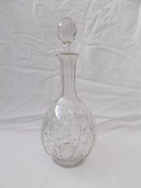 Carafe Decanter Ancienne Cristal Signe Baccarat Glass Antique French Crystal 2